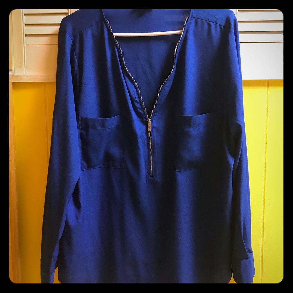 Calvin Klein Blue Blouse